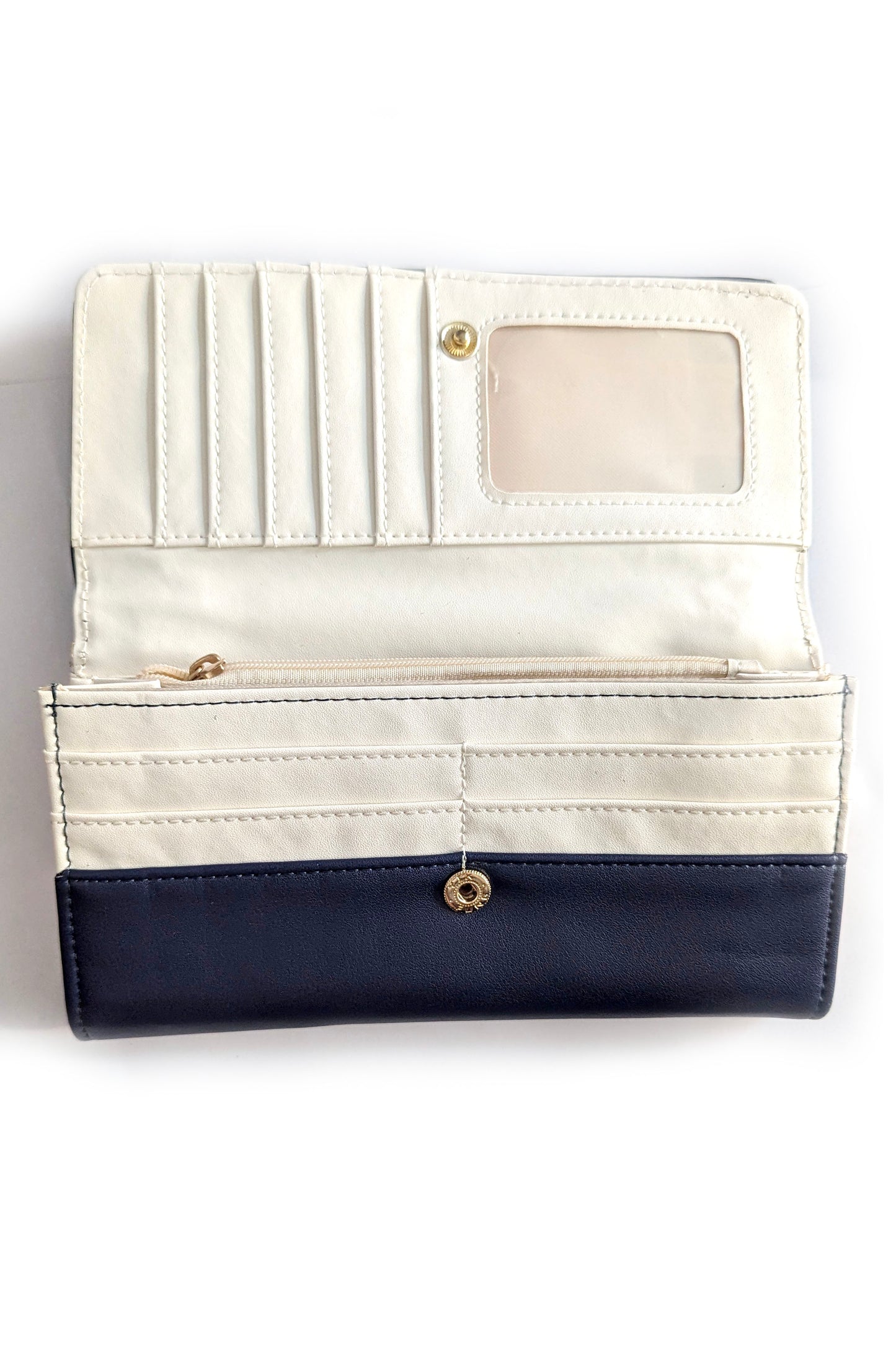 Navy Crystal Purse