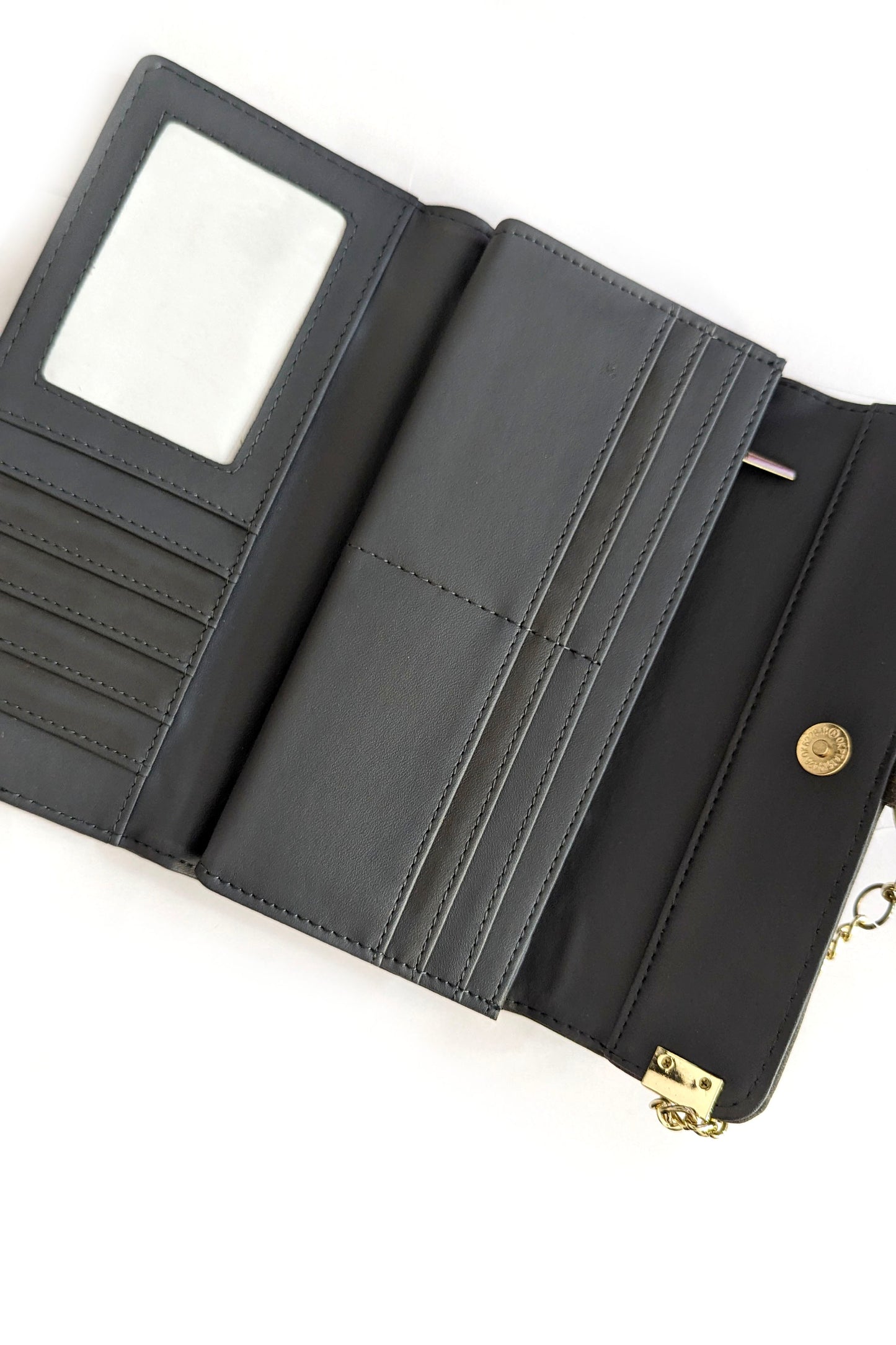 Dark Grey Chain Purse