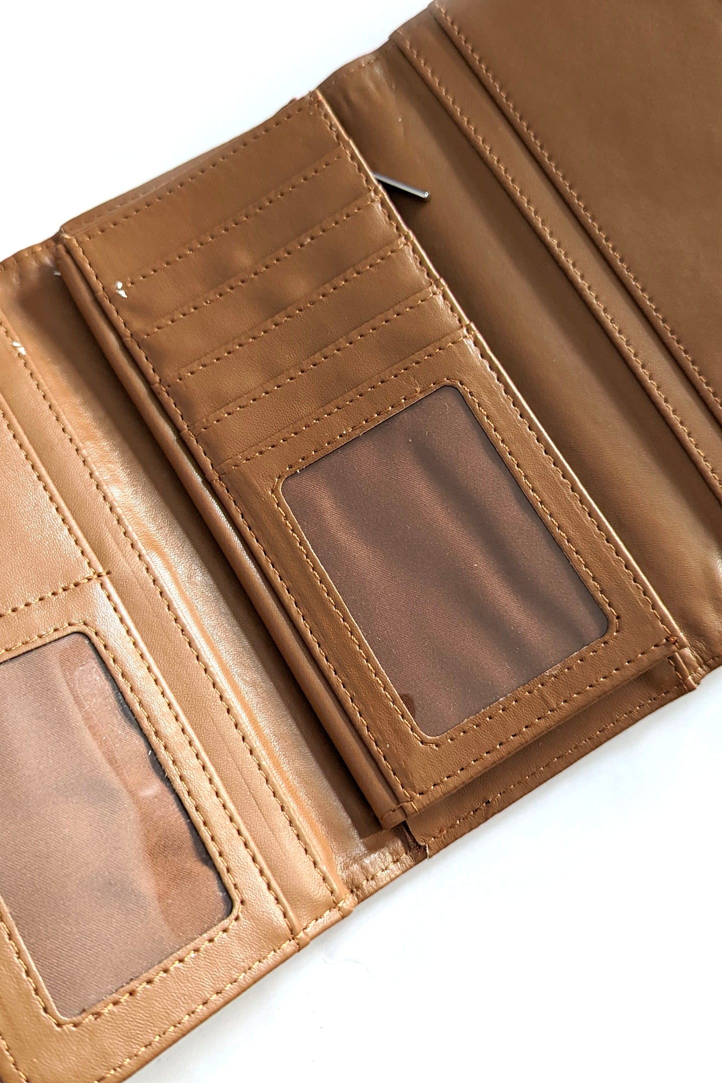 Tan Laser Cut Purse