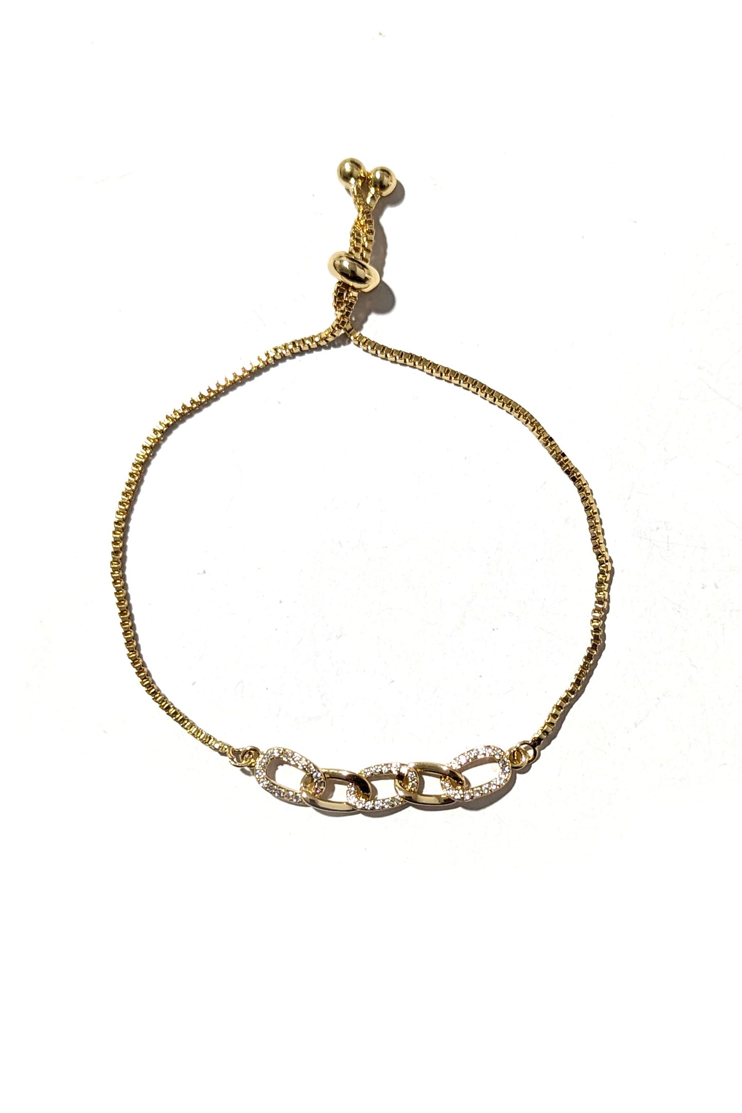 Gold Chain Drawstring Bracelet