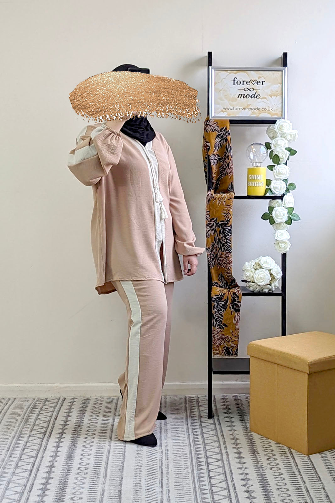Beige Tassel Co-ord
