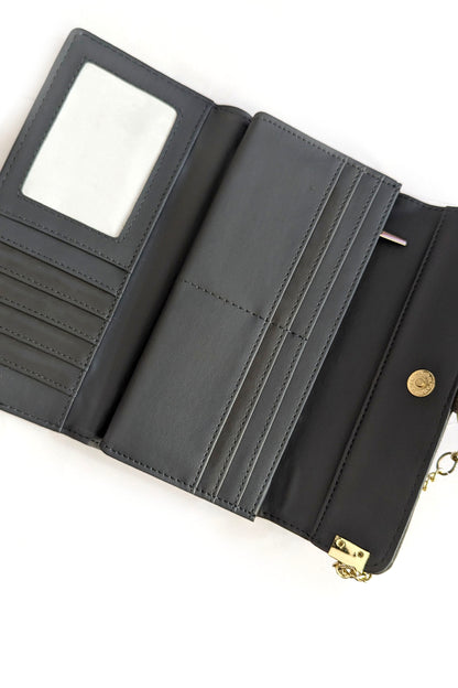 Dark Grey Chain Purse