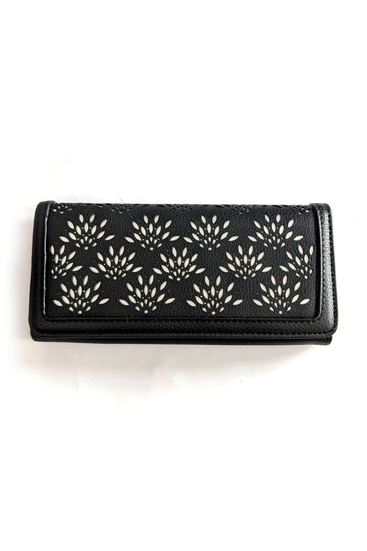 Black Laser Cut Purse