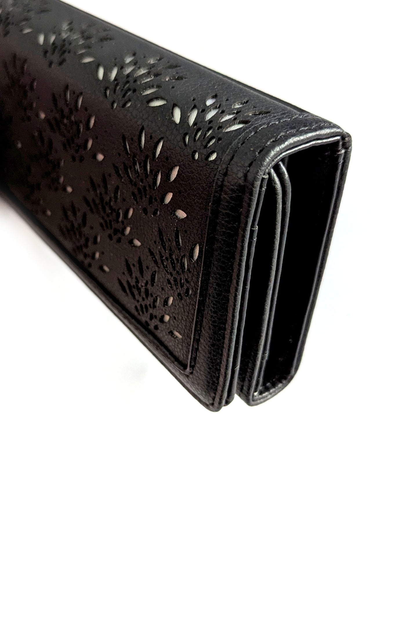 Black Laser Cut Purse