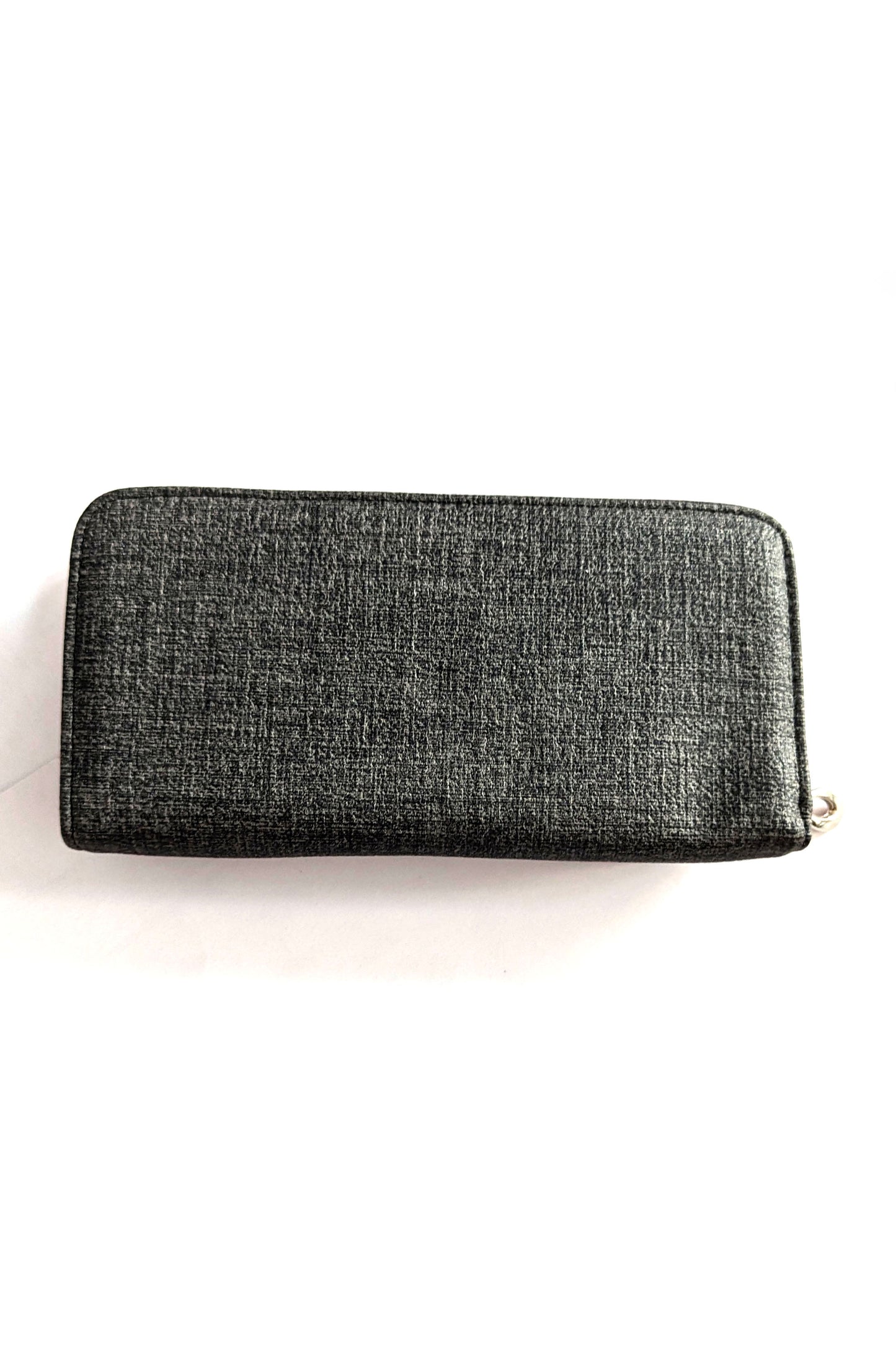 Charcoal Linen Look Purse