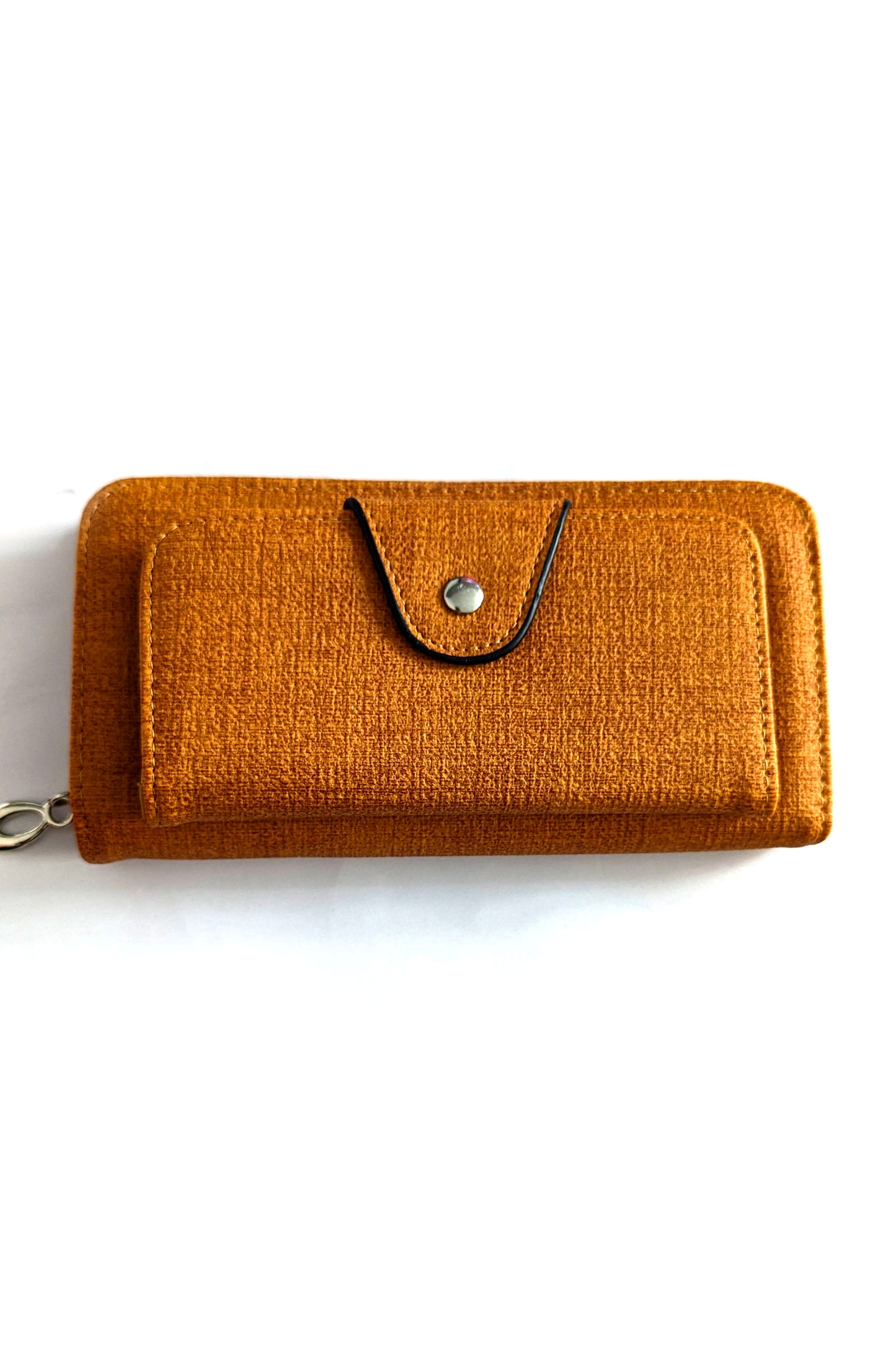 Tan Linen Look Purse