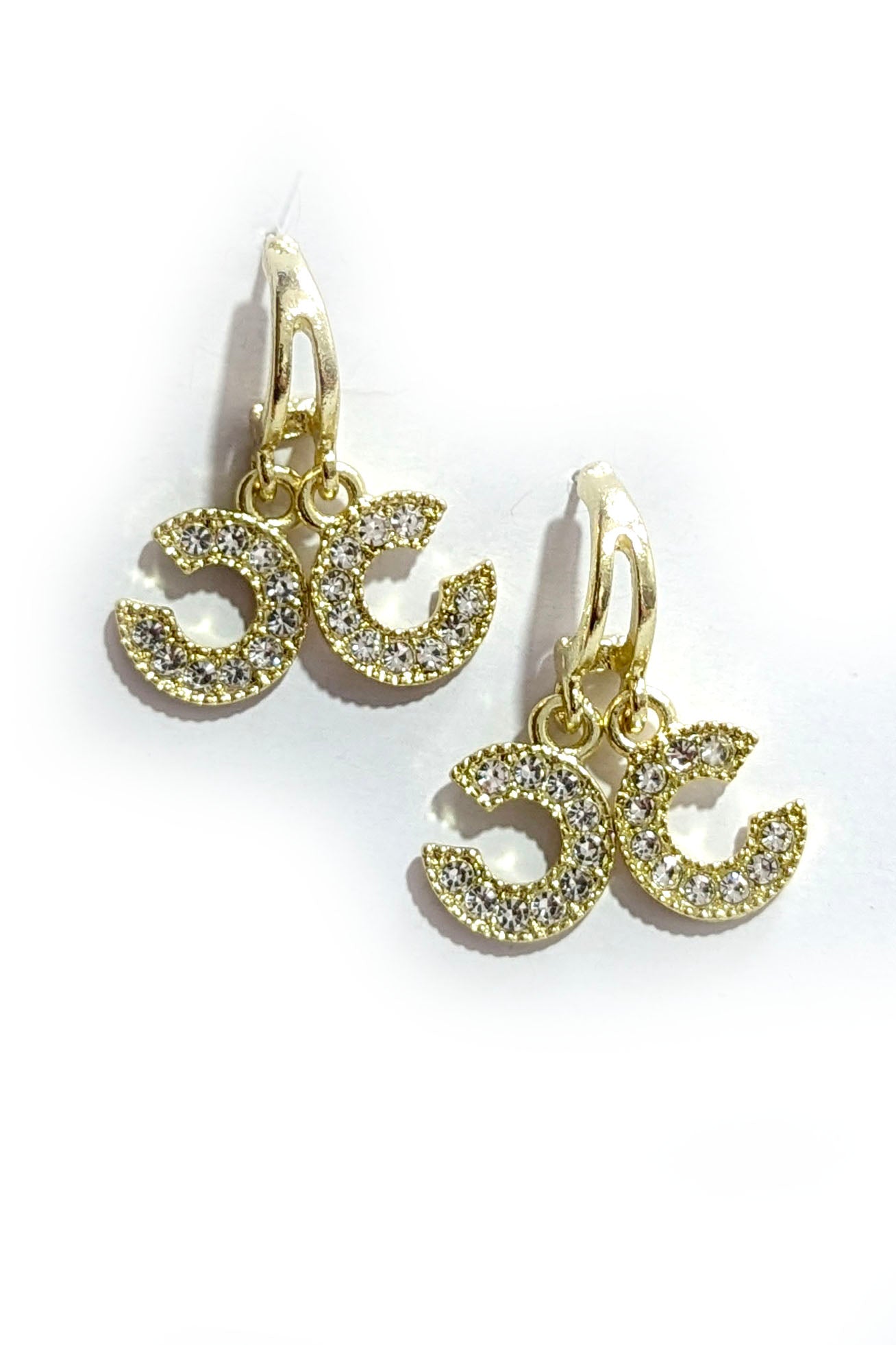 Gold ‘C’ Earrings