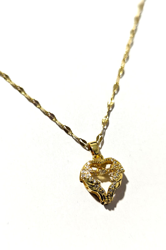 Gold Heart Necklace
