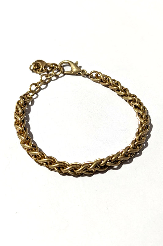 Gold Rope Chain Bracelet