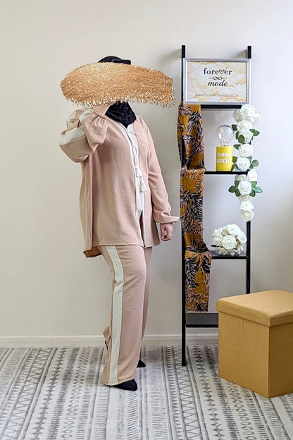 Beige Tassel Co-ord