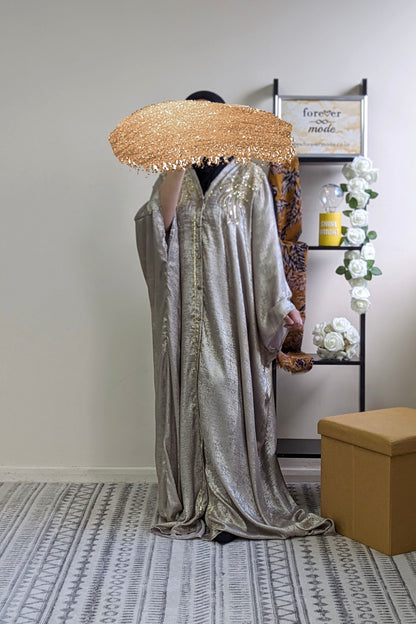 Gold Sequin Shimmer Maxi