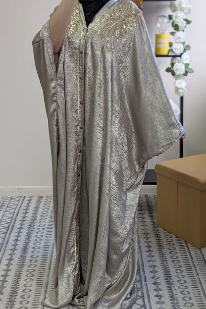 Gold Sequin Shimmer Maxi