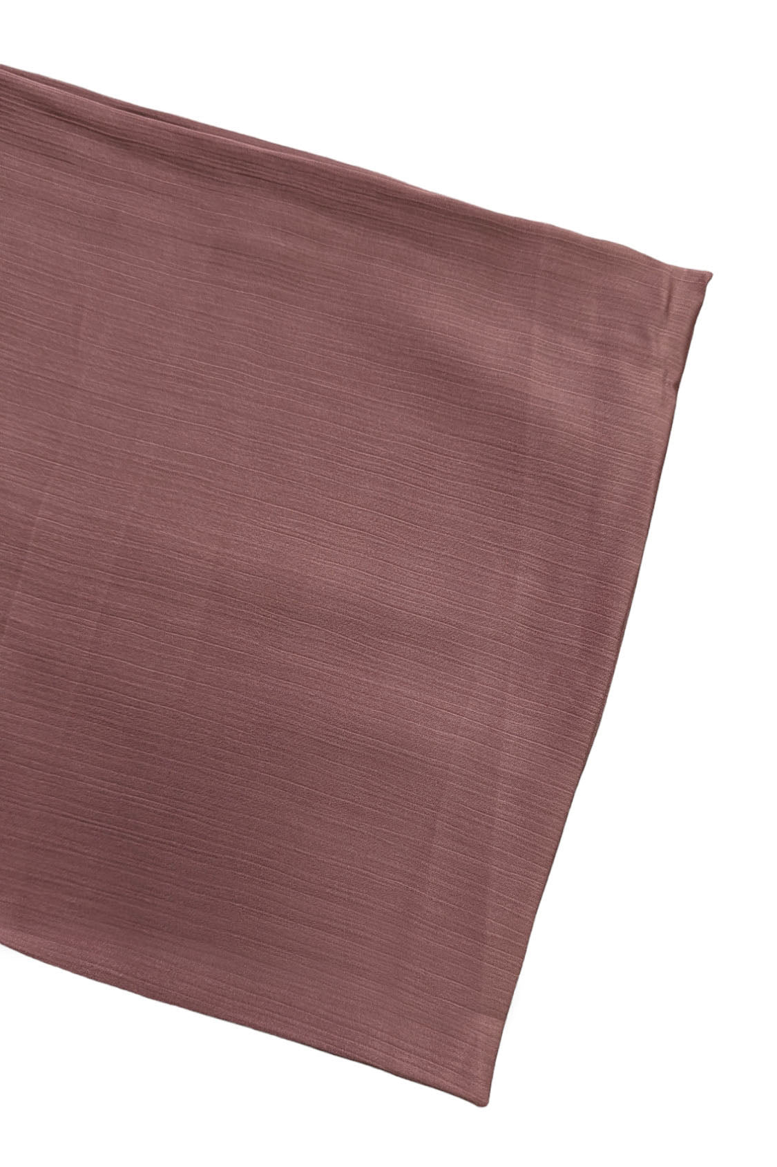 Ash Rose Satin Ribbed Scarf