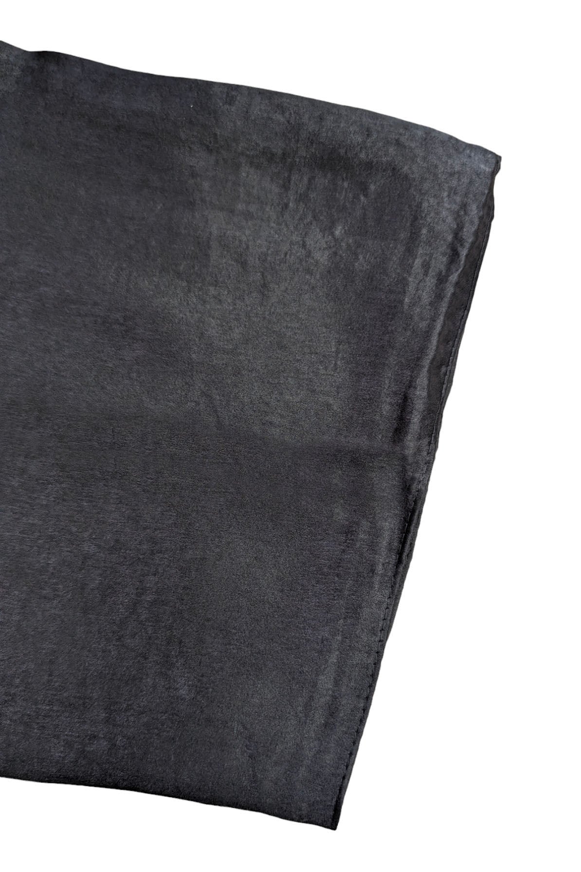 Black Velvet Textured Scarf