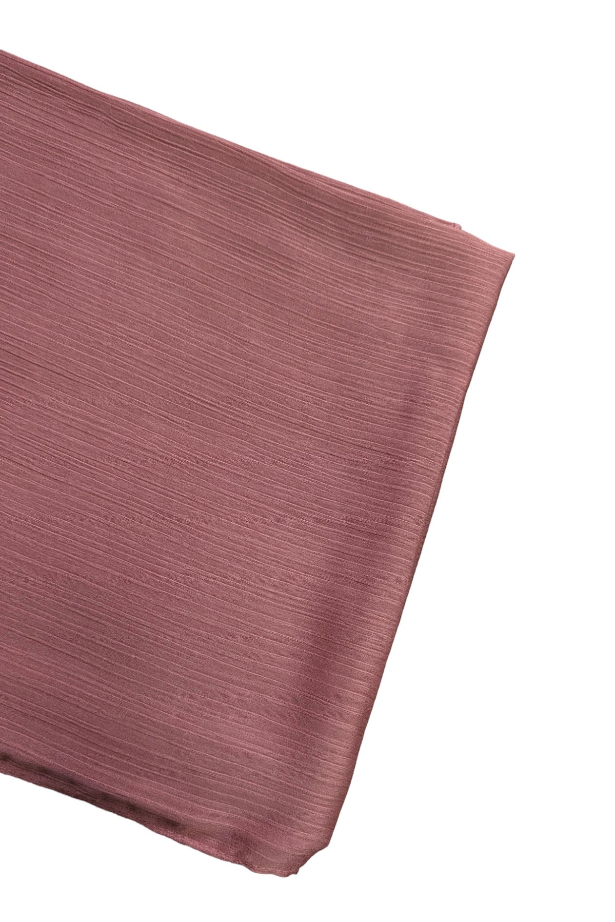 Bronze Satin Ribbed Scarf
