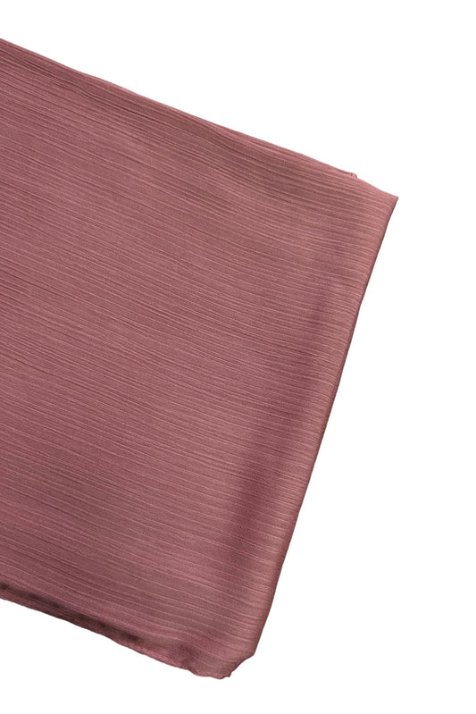 Bronze Satin Ribbed Scarf