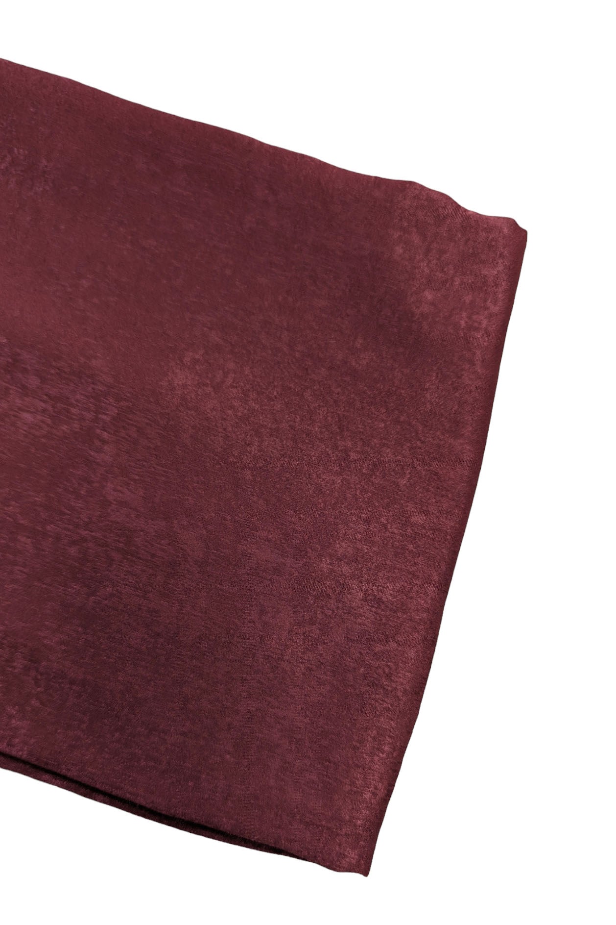 Burgundy Velvet Textured Scarf