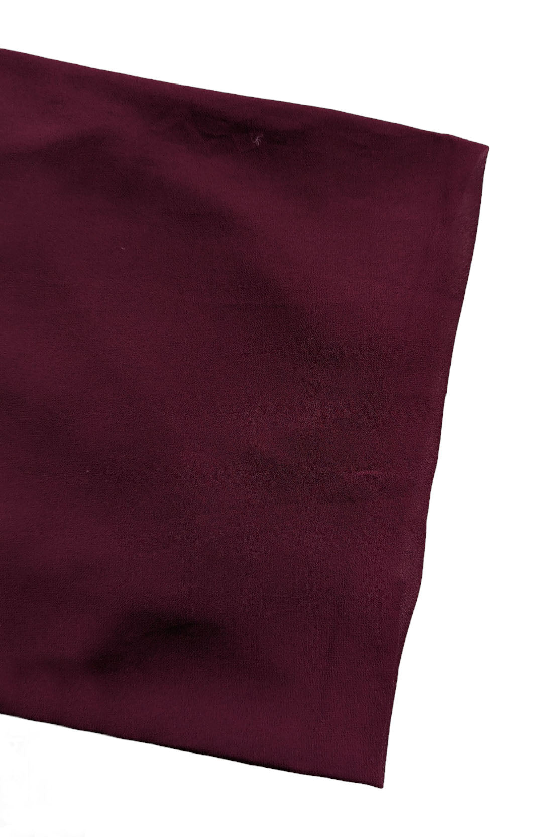 Burgundy Chiffon Scarf