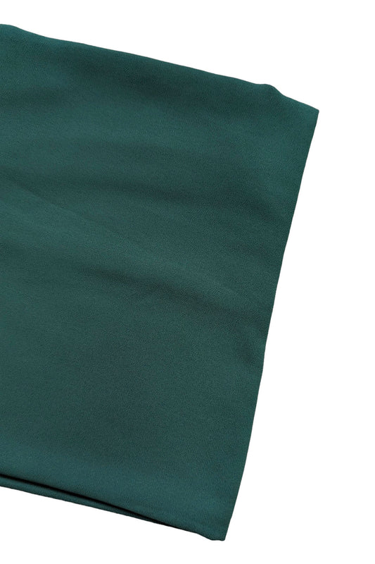 Dark Green Chiffon Scarf