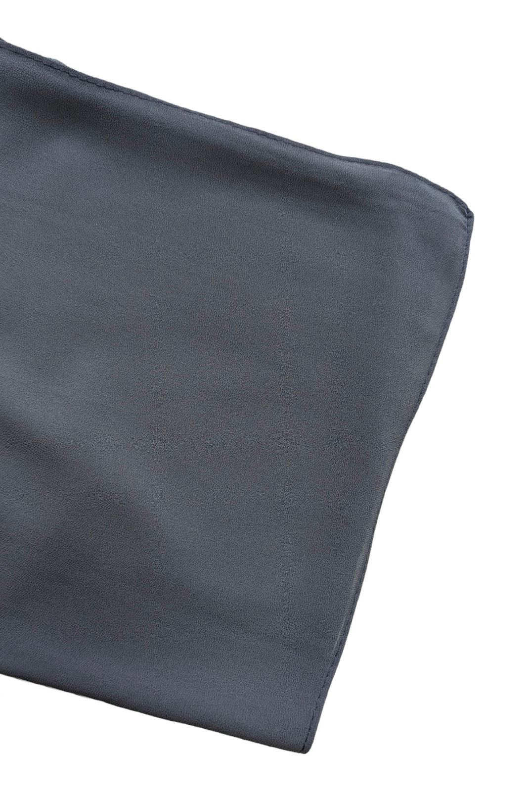 Dark Grey Chiffon Scarf