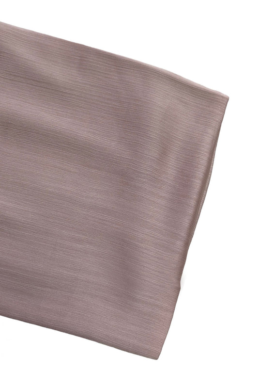 Mink Satin Ribbed Scarf