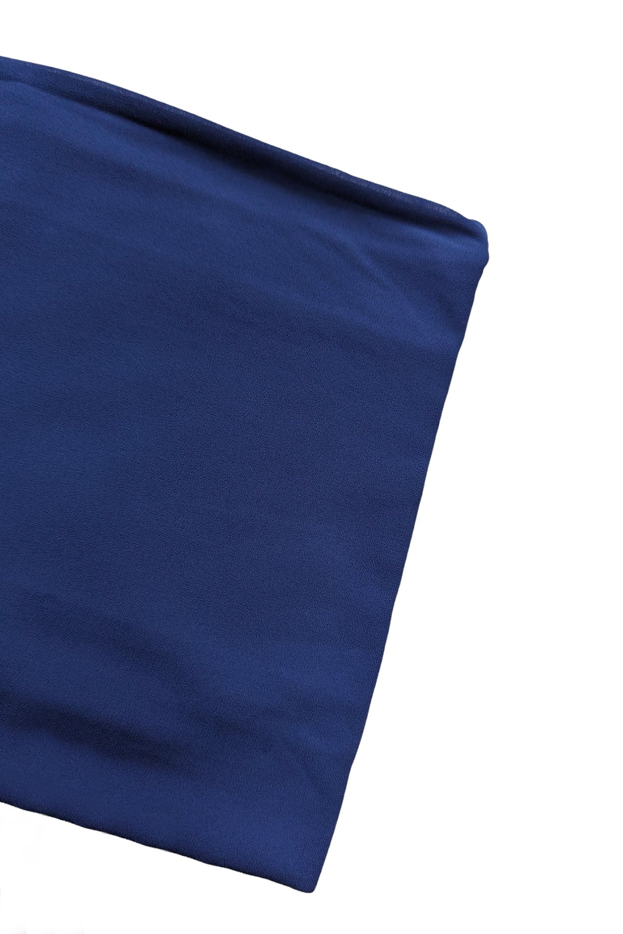 Navy Chiffon Scarf