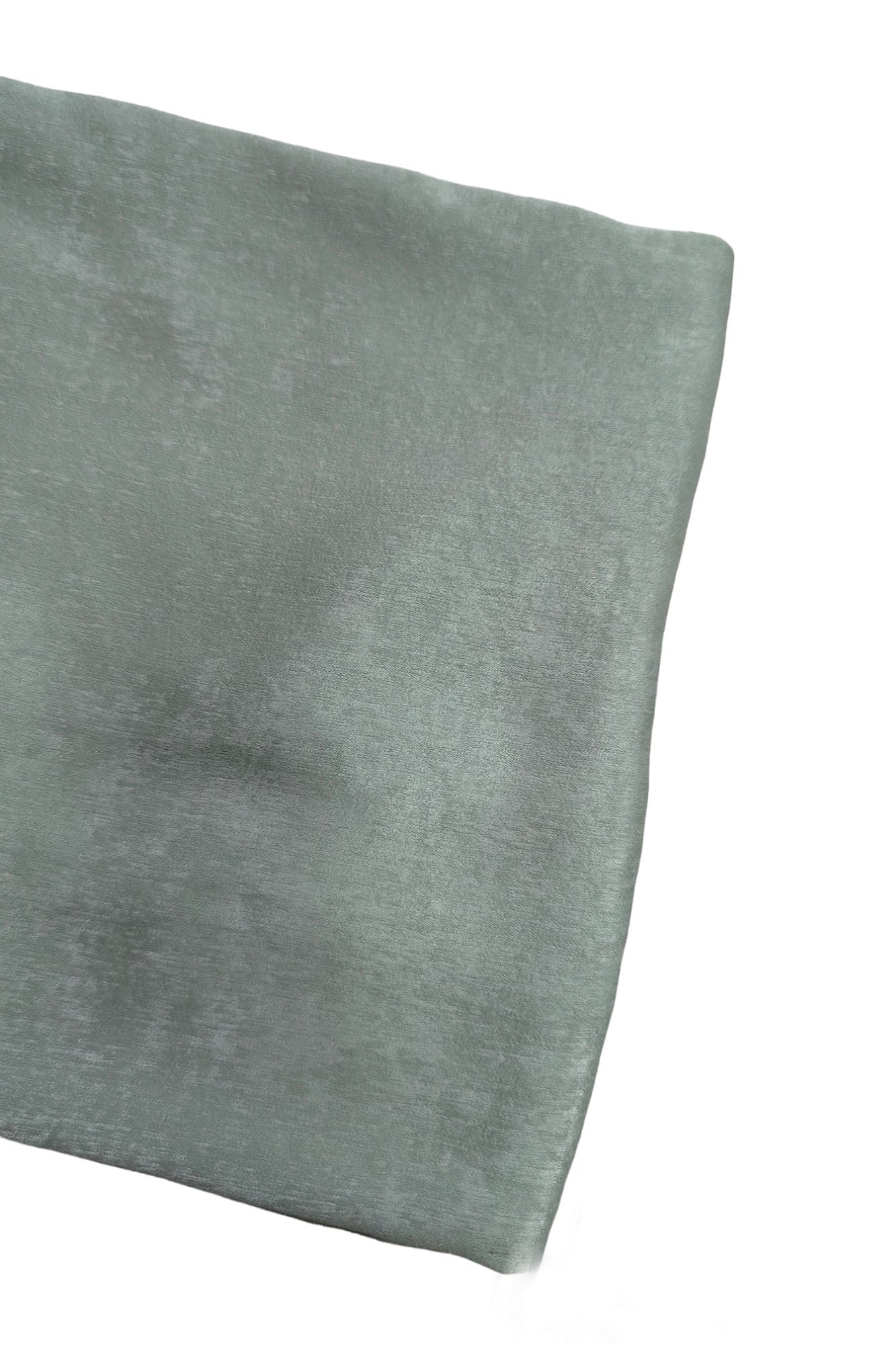 Sage Velvet Textured Scarf