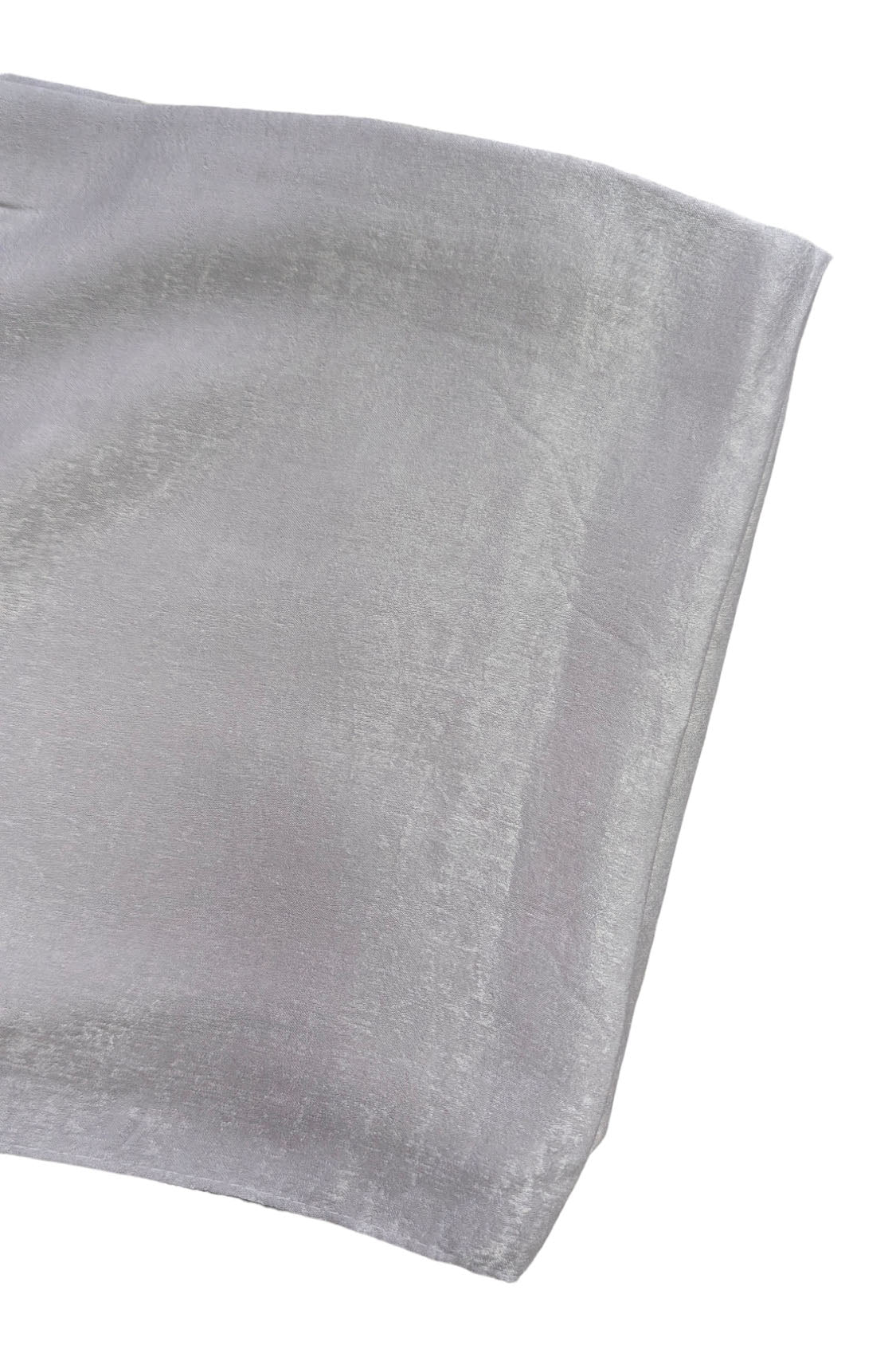 Silver Velvet Textured Scarf