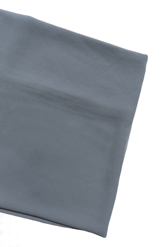 Steel Blue Chiffon Scarf