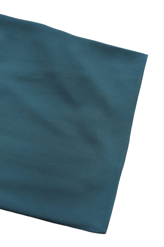Teal Green Chiffon Scarf