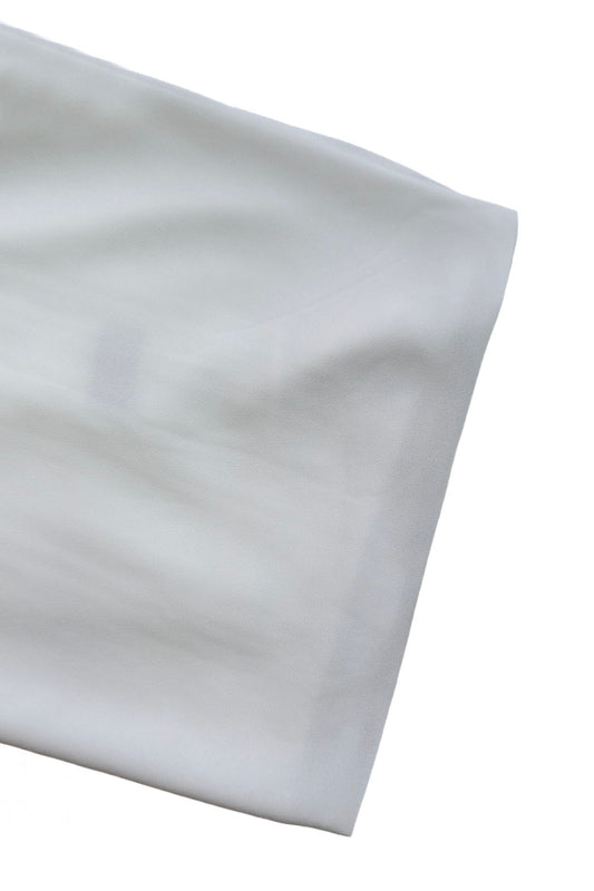 White Chiffon Scarf