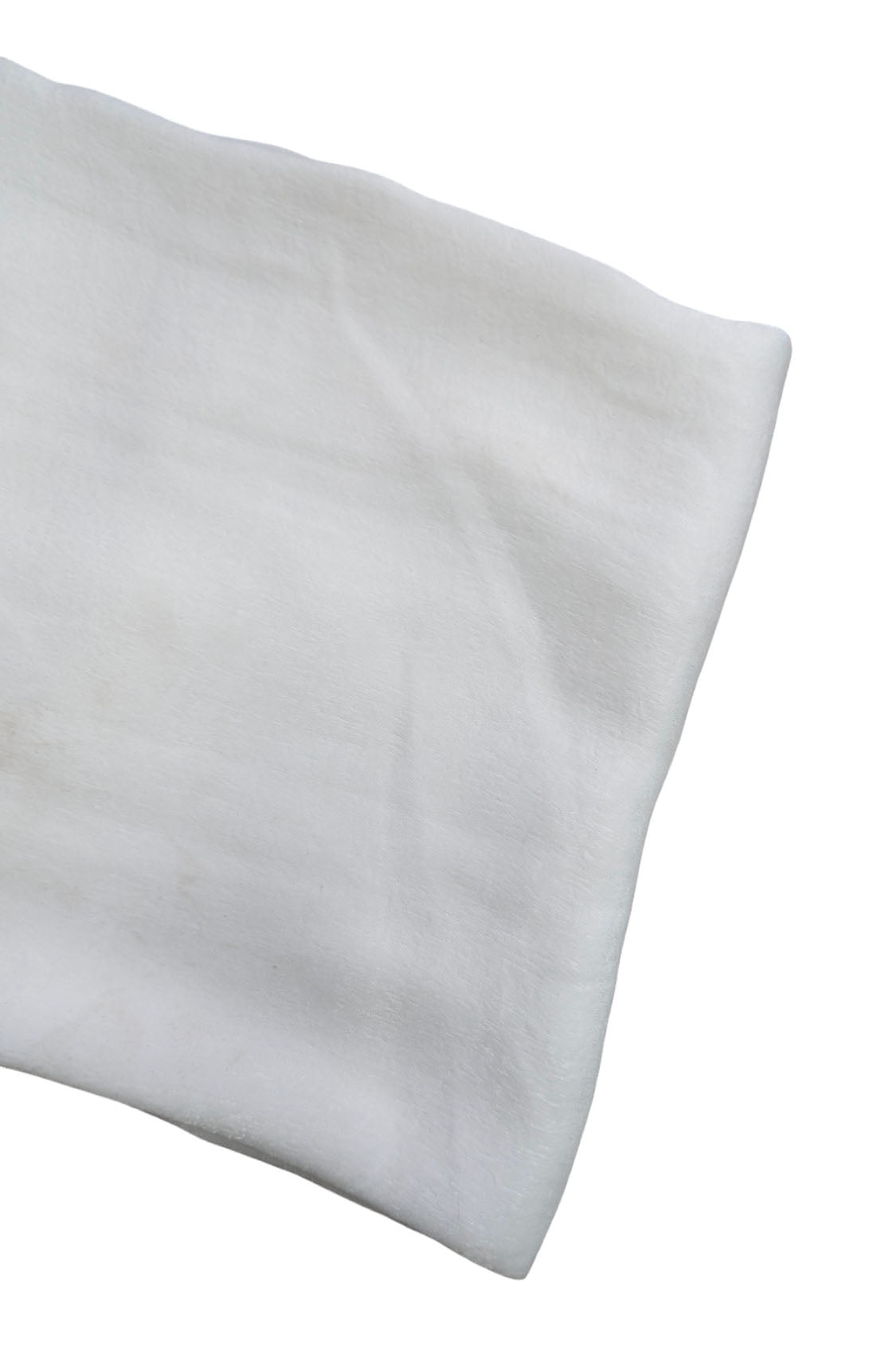 White Velvet Textured Scarf